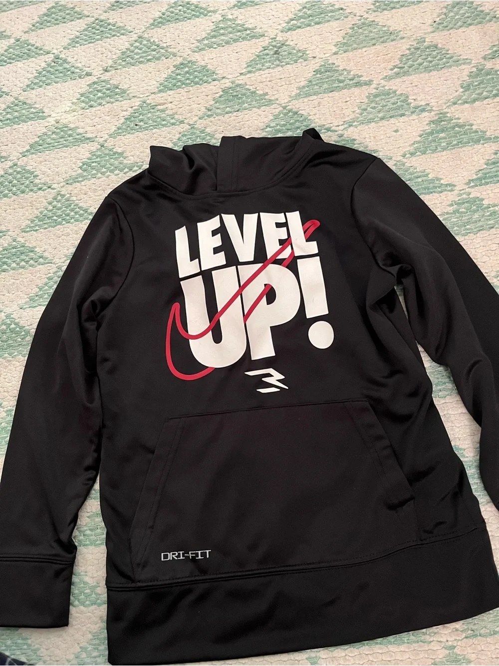 Nike Black Hoodie with White 